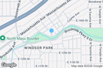 Map image of the property - 1419 N Hamilton Ave