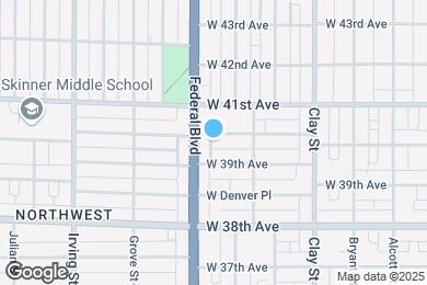 Map image of the property - 2964 W 40th Ave