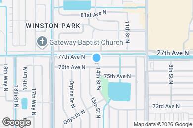 Map image of the property - 7600 14th St N
