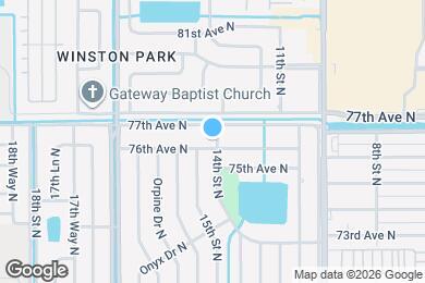 Map image of the property - 7600 14th St N