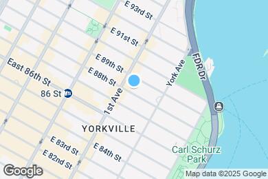 Map image of the property - 411 E 88th St