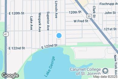 Map image of the property - 2129 Lincoln Ave