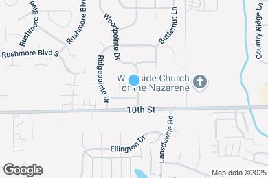 Map image of the property - 1022 Woodpointe Dr