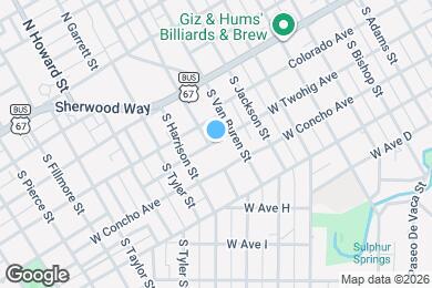Map image of the property - 1817 W Ave K