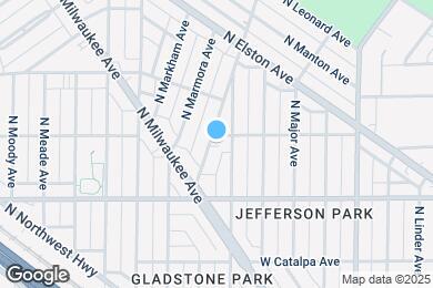 Map image of the property - 5651 N Miltimore Ave