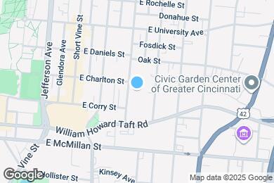 Map image of the property - 2620 Eden Ave