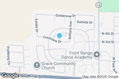 Map image of the property - 1913 Crestview Dr