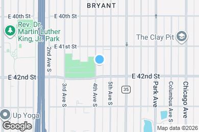 Map image of the property - 4137 4th Ave S