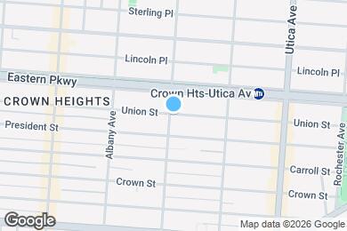Map image of the property - Renovated 3 BR 2 BA in Crown Heights