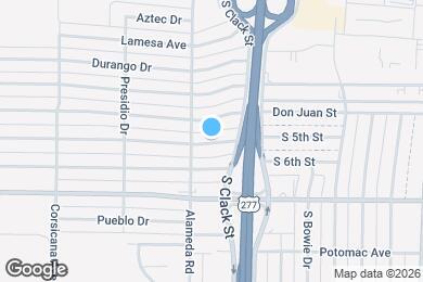 Map image of the property - 5126 Taos Dr