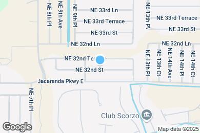 Map image of the property - 1017 NE 32nd St