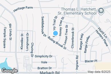 Map image of the property - 1070 Hickory Trail St