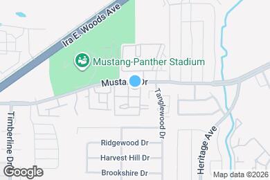 Map image of the property - 2805 Mustang Dr