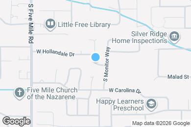Map image of the property - 10091 W Raleigh St