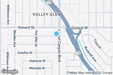 Map image of the property - 5929 Laurel Canyon Blvd