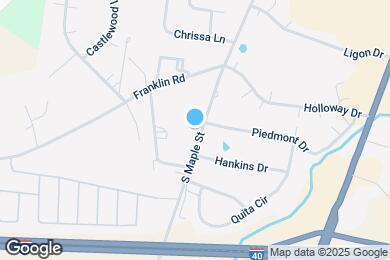 Map image of the property - 1260 S Maple St