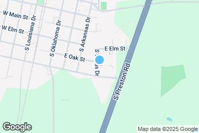Map image of the property - 404 S Texas Dr