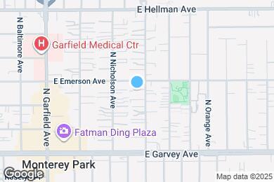 Map image of the property - 319 N Alhambra Ave