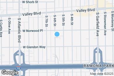 Map image of the property - 1620 S 6th St