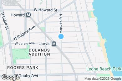 Map image of the property - 3819 1/2 N Greenview Ave