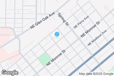 Map image of the property - 1109 NE Perry Ave