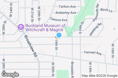 Map image of the property - 1817 Mayview Ave