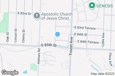 Map image of the property - 904 E 84th Terrace