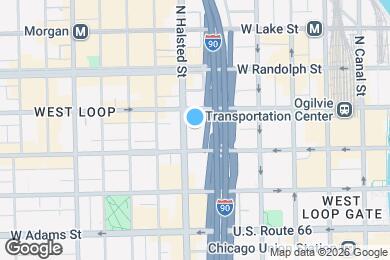 Map image of the property - 743 W Madison St