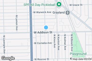 Map image of the property - 4646 W Addison St