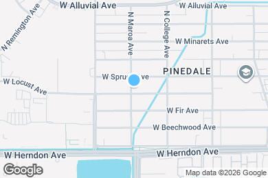 Map image of the property - 7160 N Maroa Ave