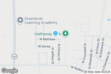 Map image of the property - 409 W Matthew