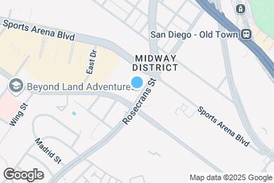 Map image of the property - 3550 Rosecrans St