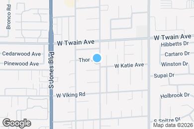 Map image of the property - 3775 Duneville St