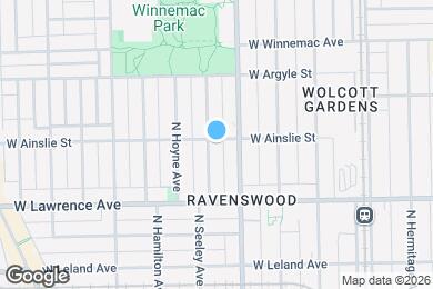 Map image of the property - 4857 N Seeley Ave