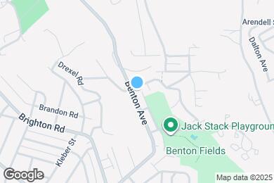 Map image of the property - 905 Benton Ave