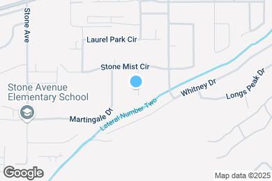 Map image of the property - 5017 Castle Pine Ct