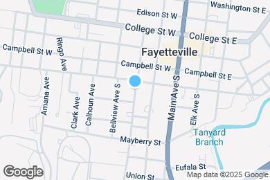 Map image of the property - 406 Hedgemont Ave