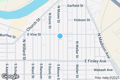 Map image of the property - 168 N Moore St