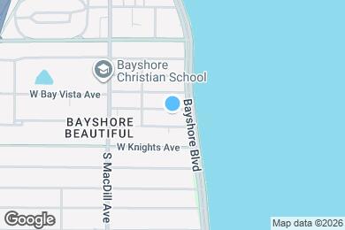 Map image of the property - 4015 Bayshore Blvd