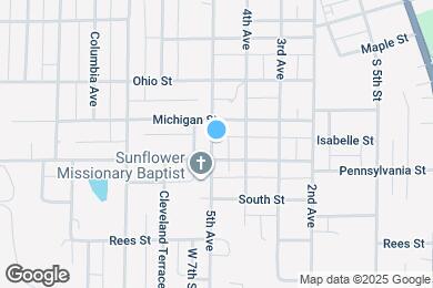 Map image of the property - 1619 5th Ave