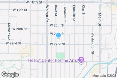 Map image of the property - 2116 Iowa St