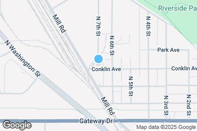 Map image of the property - 622 Conklin Ave