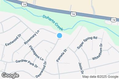 Map image of the property - 420 Deerwood Dr