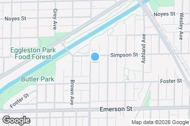 Map image of the property - 2035 Dodge Ave