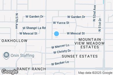Map image of the property - 5420 W Desert Cove Ave