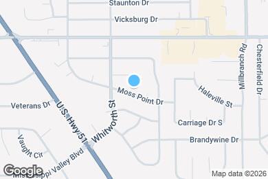 Map image of the property - 1416 Moss Point Dr