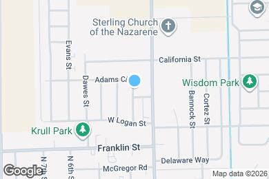 Map image of the property - 1416 Adams Cir