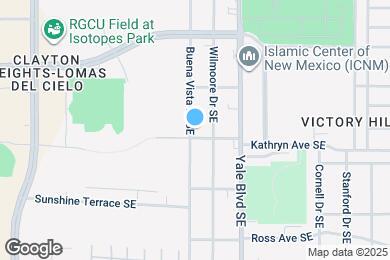 Map image of the property - 1316 Buena Vista Dr SE