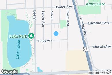 Map image of the property - 1322 Fargo Ave