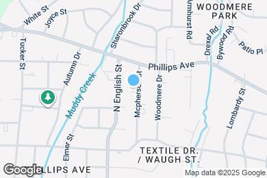 Map image of the property - 1617 McPherson St
